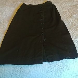 Button down pencil skirt